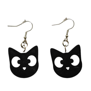 Aretes Gato Negro